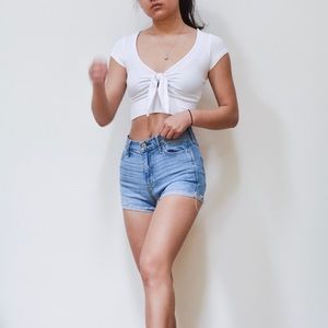 Hollister High-Waisted Jean Shorts